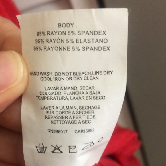 2b bebe Red Dress - Picture 10 of 11